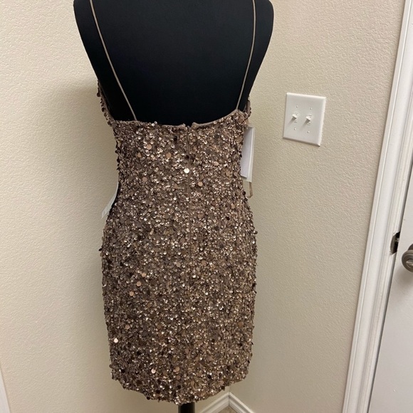 Adrianna Papell sequins cocktail dress - Picture 3 of 12